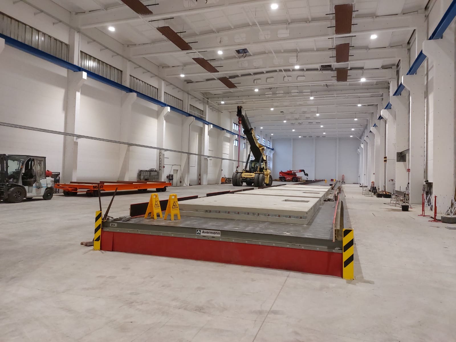 Innenansicht der Produktionsstätte in Fürstenwalde