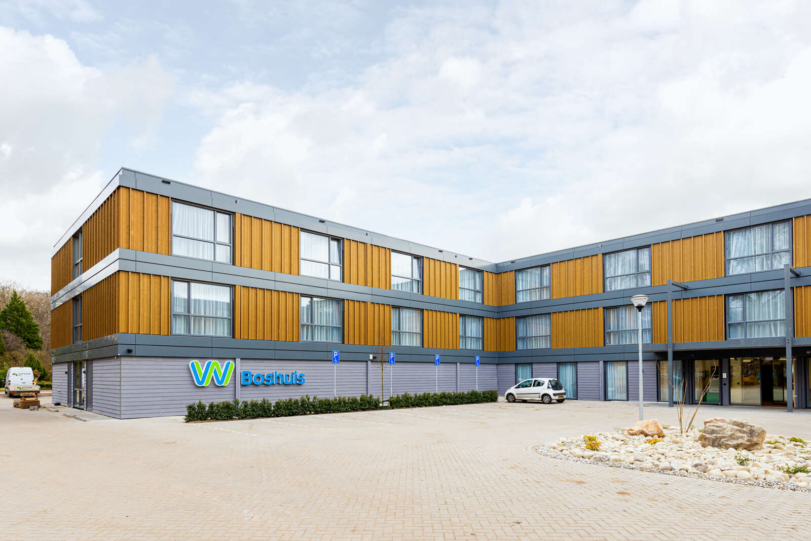 Zorgcomplex Boshuis in Tilburg gebouw door Daiwa House Modular Europe